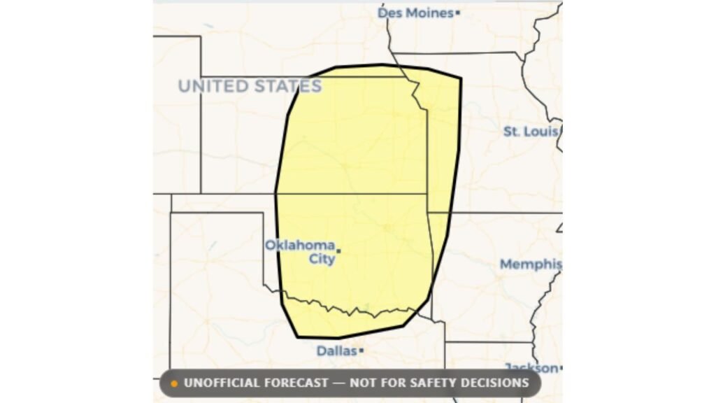 Texas, Oklahoma, Kansas And Missouri Highlighted In Early April 3 Severe Storm Risk Zone As Confidence Remains Uncertain