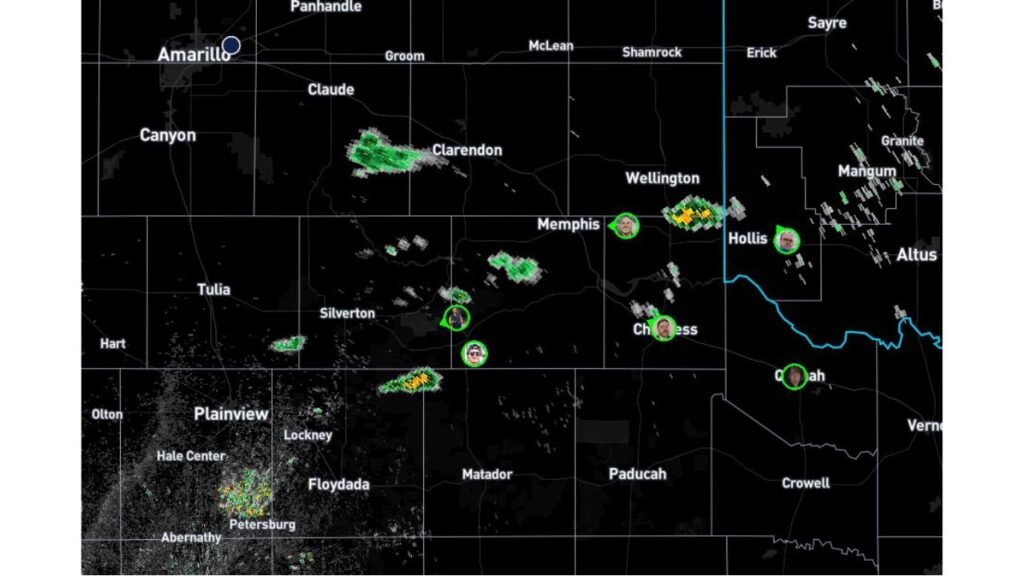 Texas Panhandle Storm Development Struggling Near Amarillo and Childress as Atmospheric Cap Suppresses Early Severe Weather