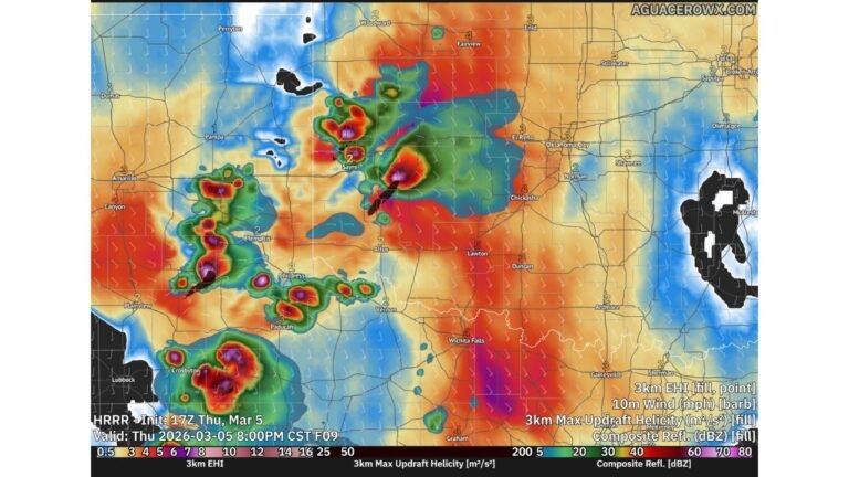 Texas Panhandle and Southwest Oklahoma Bracing for Potential Intense Evening Supercells as Large Hail Threat Grows