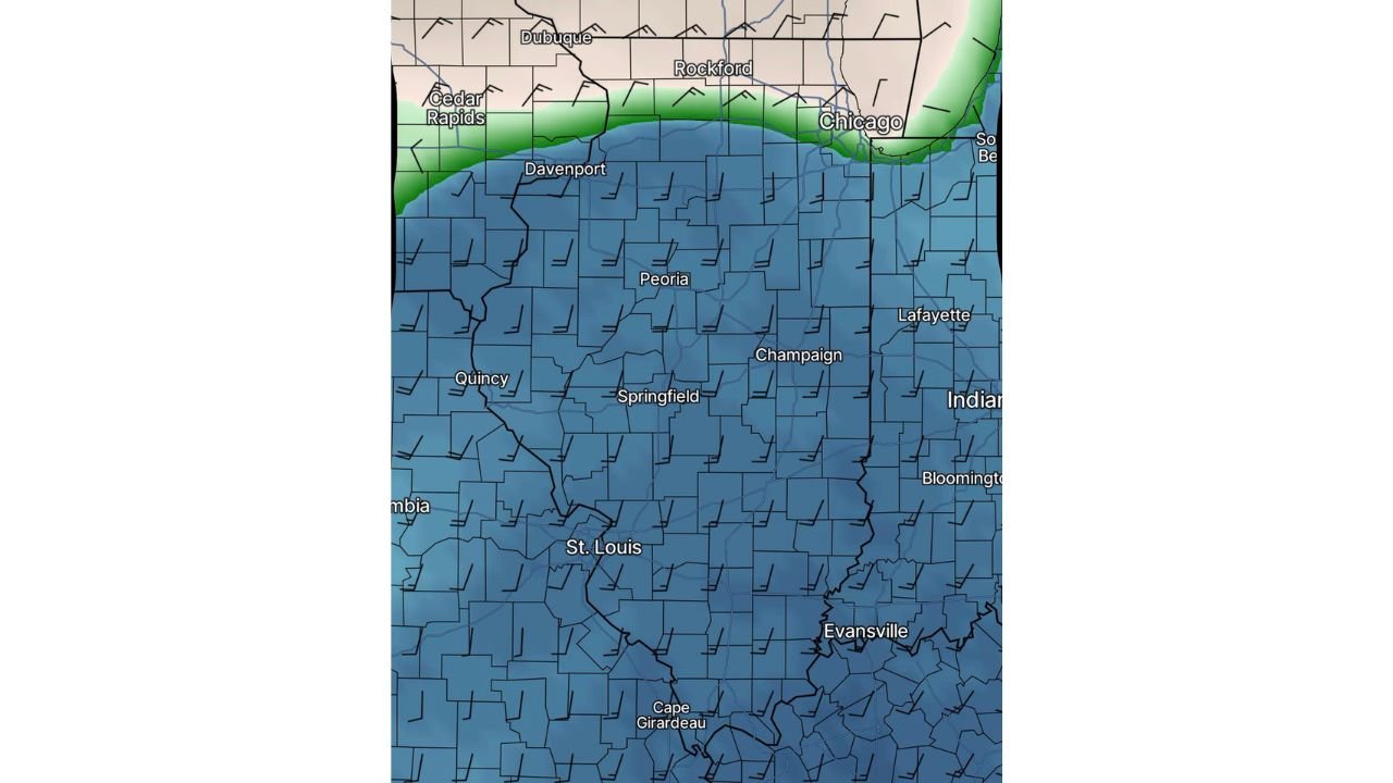 Tornado Risk Tuesday Across Illinois Indiana and Michigan With Severe Storm Threat Targeting Chicago Rockford South Bend and Northern Midwest