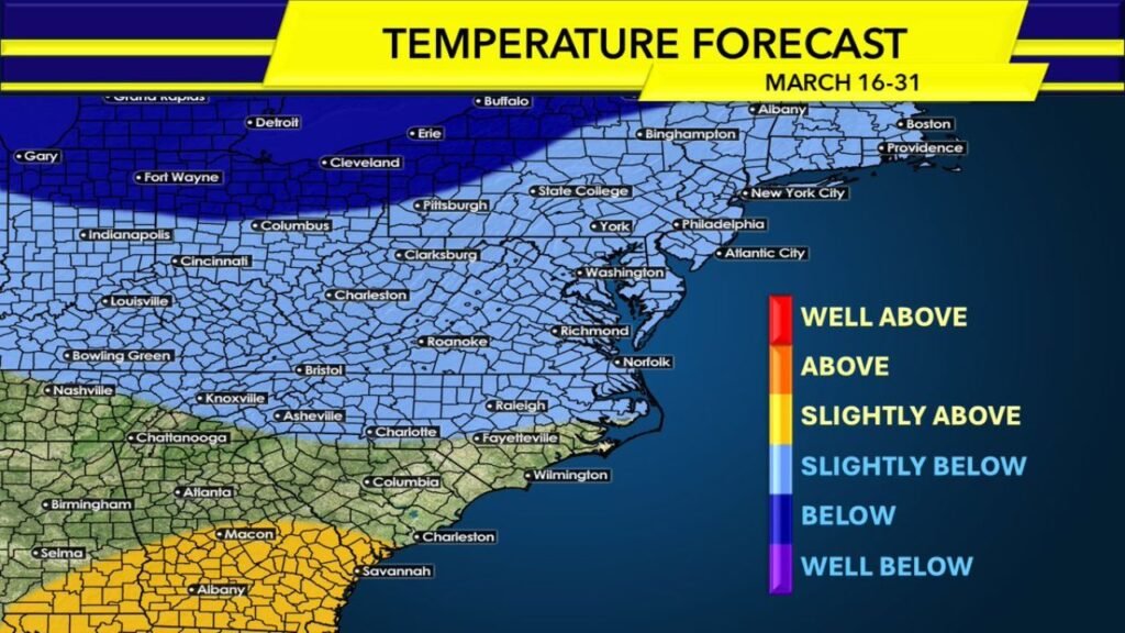 Winter May Try One Last Comeback Across Great Lakes and New England as Mid-March Pattern Shift Brings Colder Air to Northern U.S.