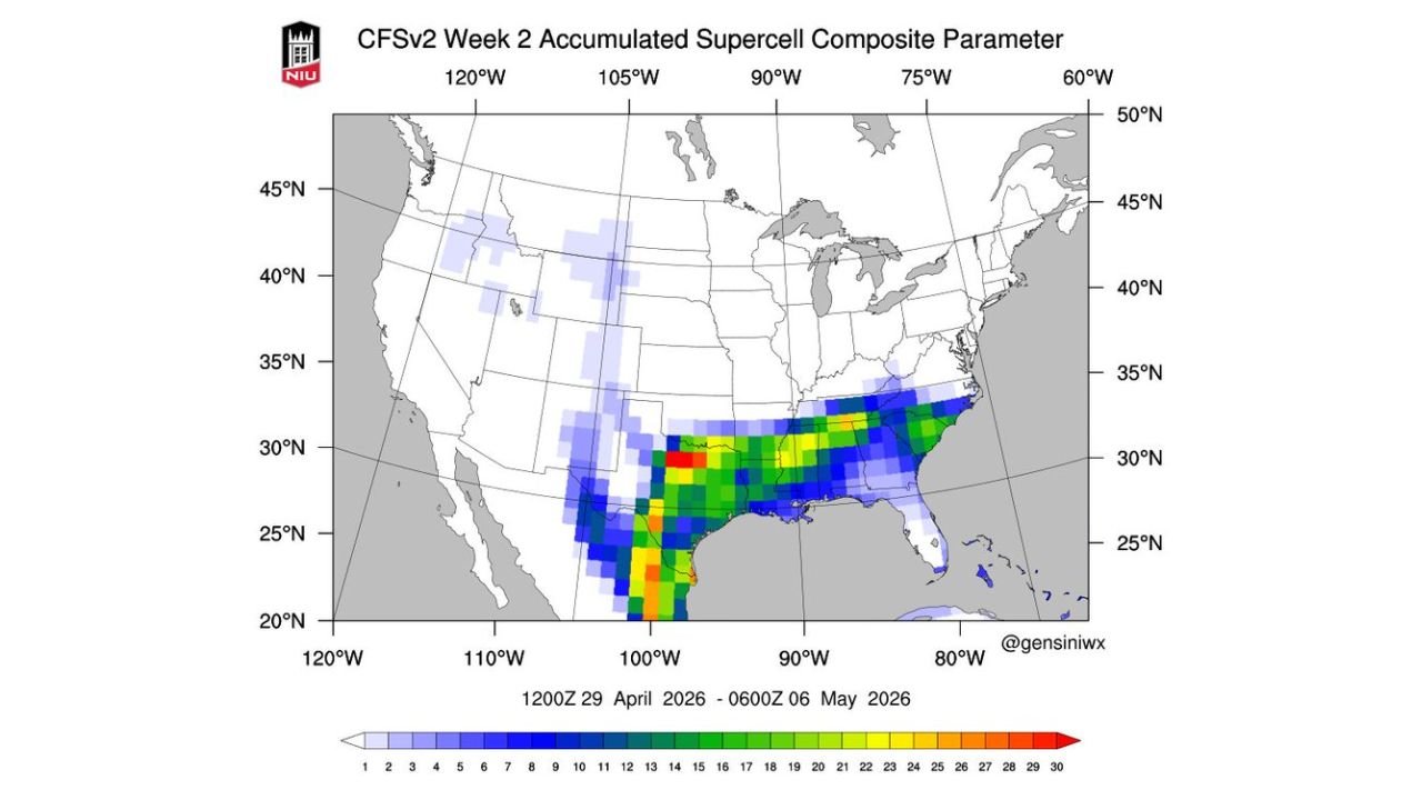 Alabama, Mississippi and Tennessee Brace for 3 Rounds of Severe Storms and Tornado Threat Over the Next 2 Weeks