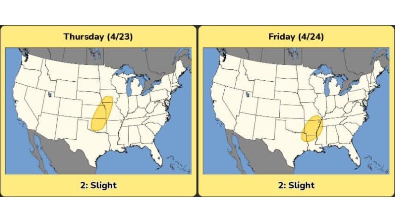 Alabama and Mississippi Face Severe Storms Thursday and Friday Before 1 to 2 Inches of Rain Threatens Talladega NASCAR Race Weekend