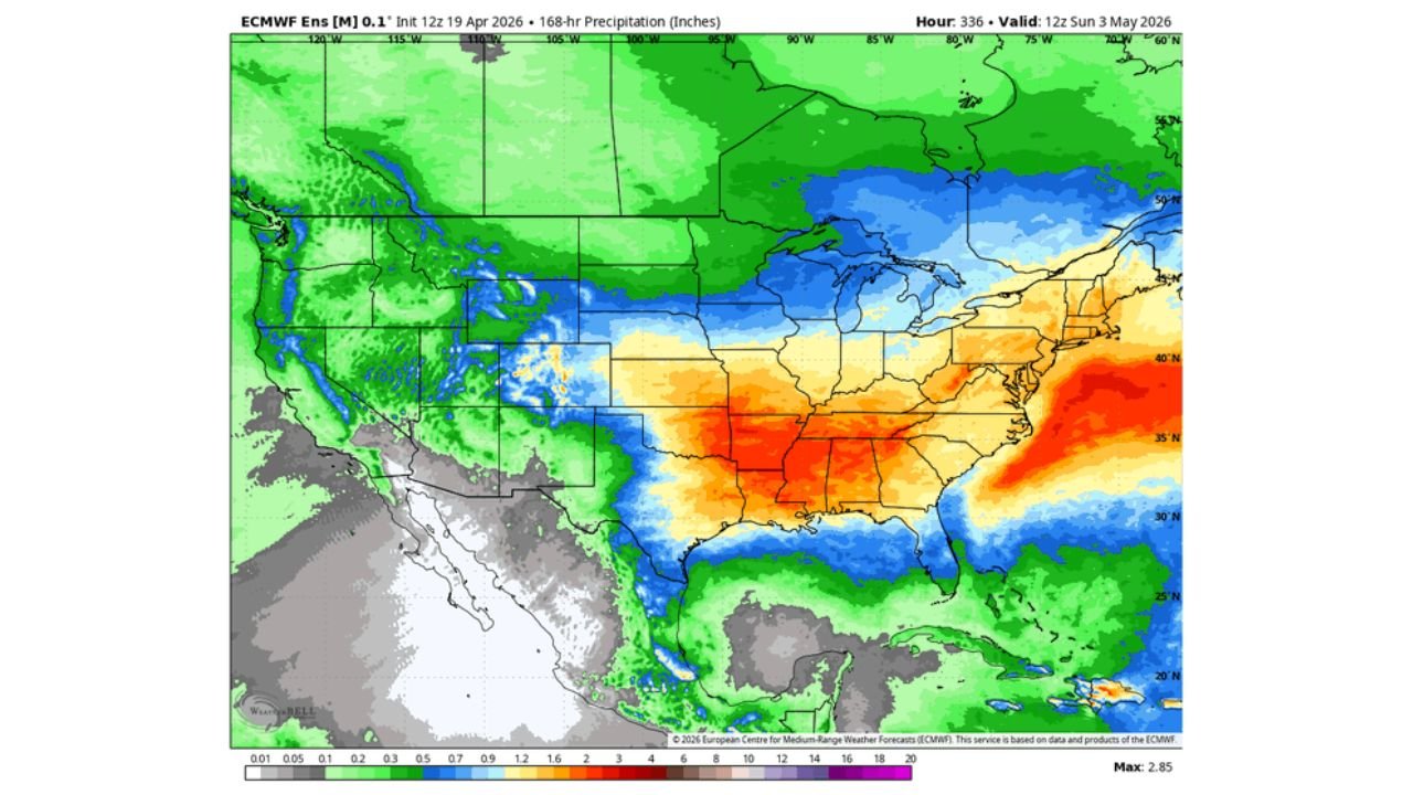 Arkansas, Tennessee, Mississippi and Alabama Face One More Dry Week Before Major Pattern Shift Brings Severe Storms and Below Normal Temperatures Late April Into May