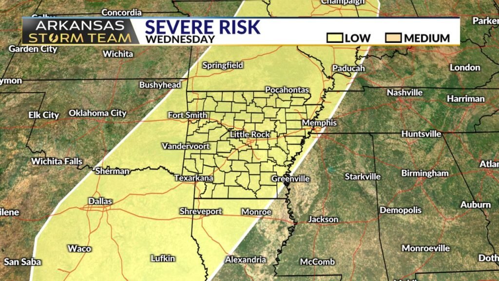 Arkansas Weather Alert: Increasing Rain Chances Friday and Weekend But Drought Conditions Likely to Continue Across the State