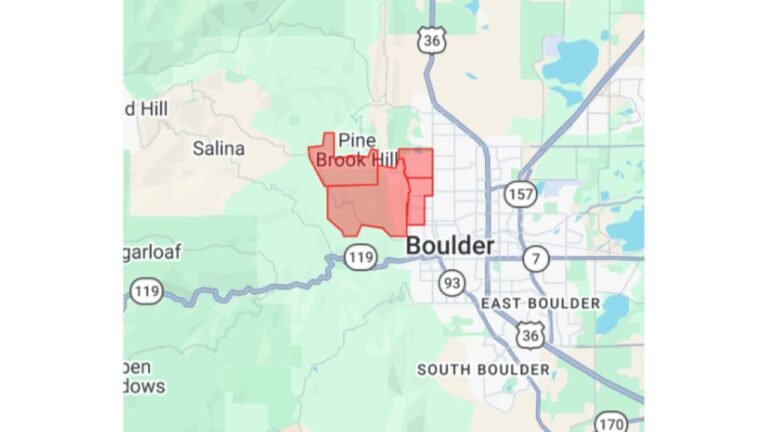 Boulder Colorado Evacuation Warning Issued For Pine Brook Hills Area West Of Hawthorne Avenue So Residents Should Prepare To Leave Immediately Due To Wildfire Threat