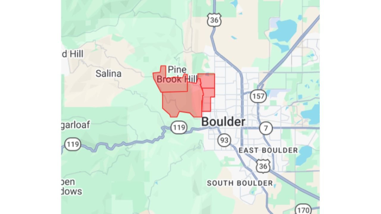 Boulder Colorado Evacuation Warning Issued For Pine Brook Hills Area West Of Hawthorne Avenue So Residents Should Prepare To Leave Immediately Due To Wildfire Threat