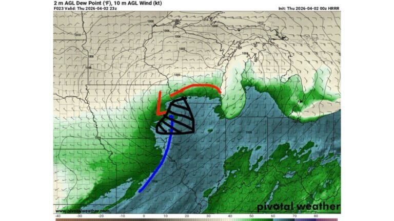 Eastern Iowa and Northwest Illinois Residents Put On High Alert As Strong Tornado Setup Emerges Thursday Afternoon