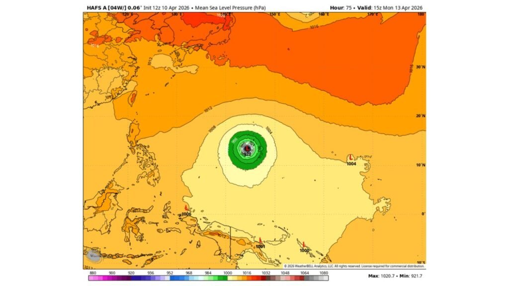 Guam, Alaska, and Northern United States Face Late April Weather Shift Risk as Tropical Storm Sinlaku May Amplify Jet Stream and Drive Strong Cold Fronts