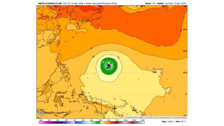 Guam, Alaska, and Northern United States Face Late April Weather Shift Risk as Tropical Storm Sinlaku May Amplify Jet Stream and Drive Strong Cold Fronts
