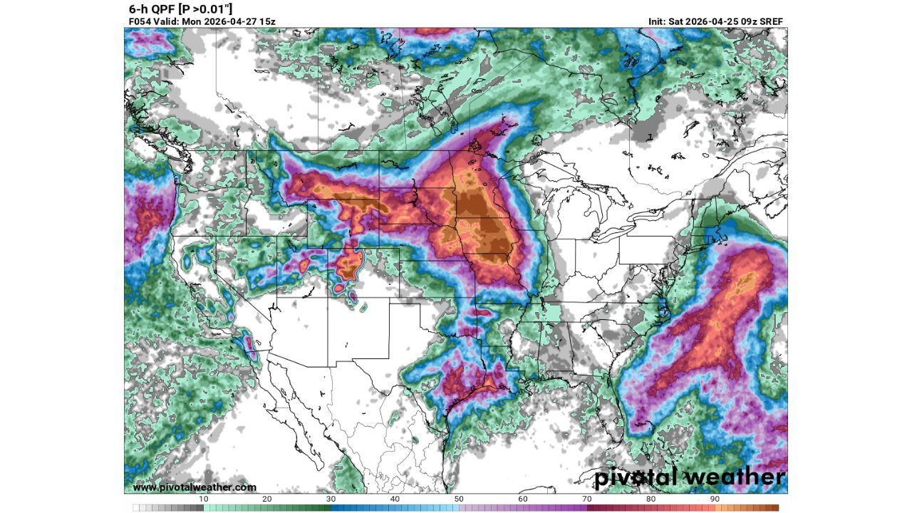 Iowa, Nebraska and South Dakota Face Heavy Rain Washout Risk as Morning MCS Threatens to Erase Afternoon Severe Weather Window Across the Northern Plains