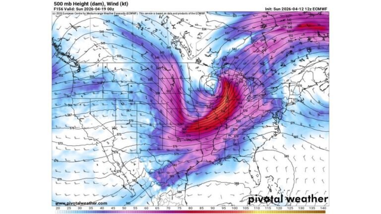 Kentucky Could See First Realistic Severe Weather Chance in Months Next Saturday as Powerful Cold Front and Strong Upper Level Energy Target the Lower Ohio Valley