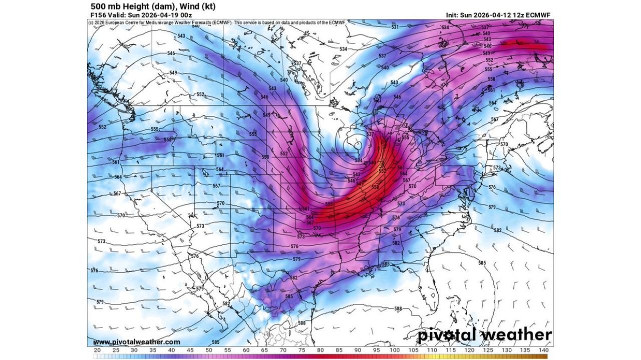 Kentucky Could See First Realistic Severe Weather Chance in Months Next Saturday as Powerful Cold Front and Strong Upper Level Energy Target the Lower Ohio Valley