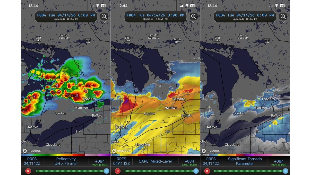 Michigan, Ohio and Indiana Brace for Potentially Historic Instability Tuesday as All Severe Weather Hazards Remain on the Table From Detroit and Cleveland Through Toronto and Buffalo