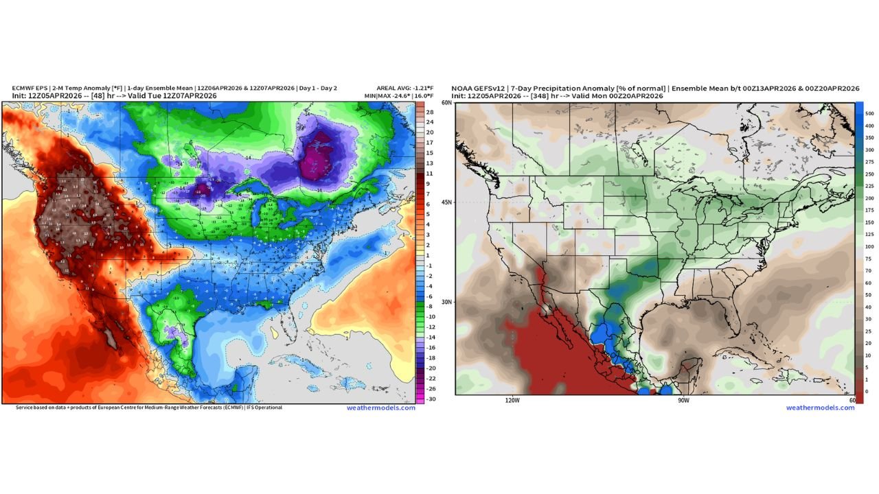 Midwest, Northeast and Ag Belt Communities Told to Watch Sudden Freeze Risk Before Storm Pattern Returns Later This Week