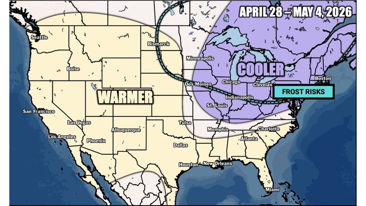 Midwest Ohio Valley Frost Alert Issued as Late Season Cold Threat Targets Illinois Indiana Ohio Into Early May