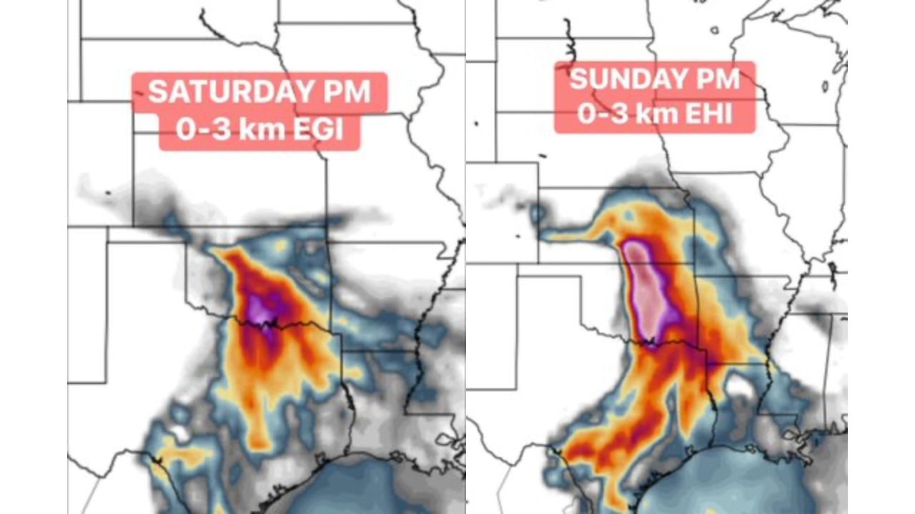 Oklahoma, Kansas and North Texas Face Tornado Outbreak This Weekend as Classic Dryline Event Peaks Sunday Across Tornado Alley