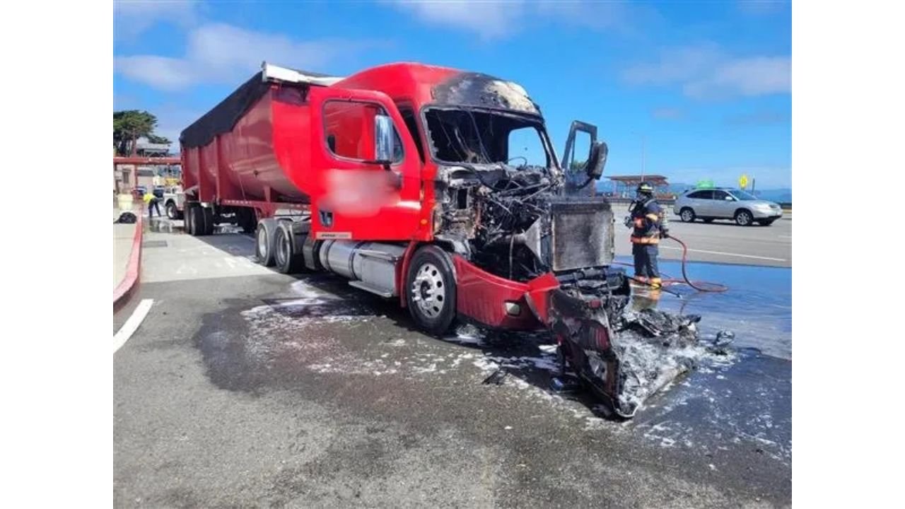 San Francisco Traffic Alert After Semi Truck Fire Near Golden Gate Bridge Forces Lane Closures on Highway 101