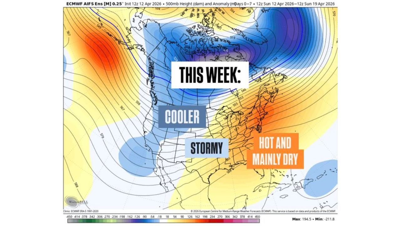 Southeast and Southern Appalachia Brace for Dangerous Heat This Week Before Stormy and Cooler Pattern Returns Late April Across the Region