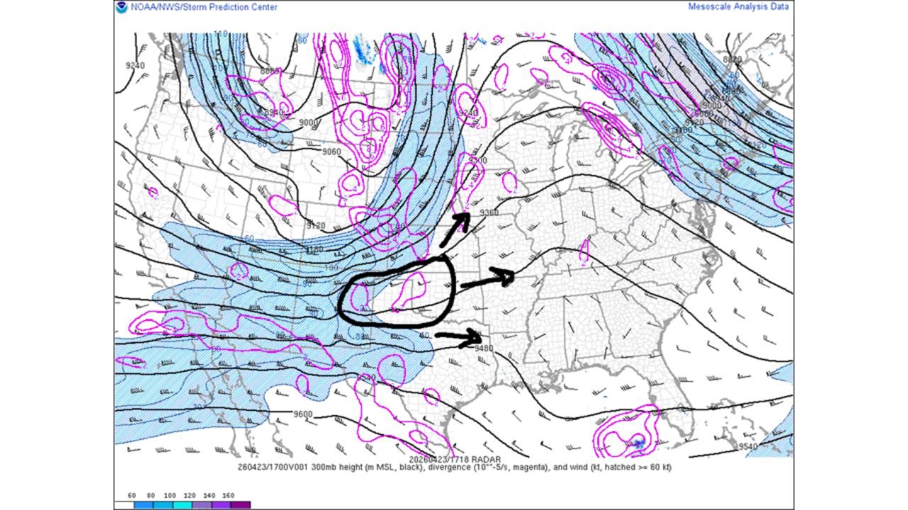 Supercells Screaming Toward Kansas and Oklahoma This Afternoon as 60-Knot Jet and Deep Moisture Load the Dryline