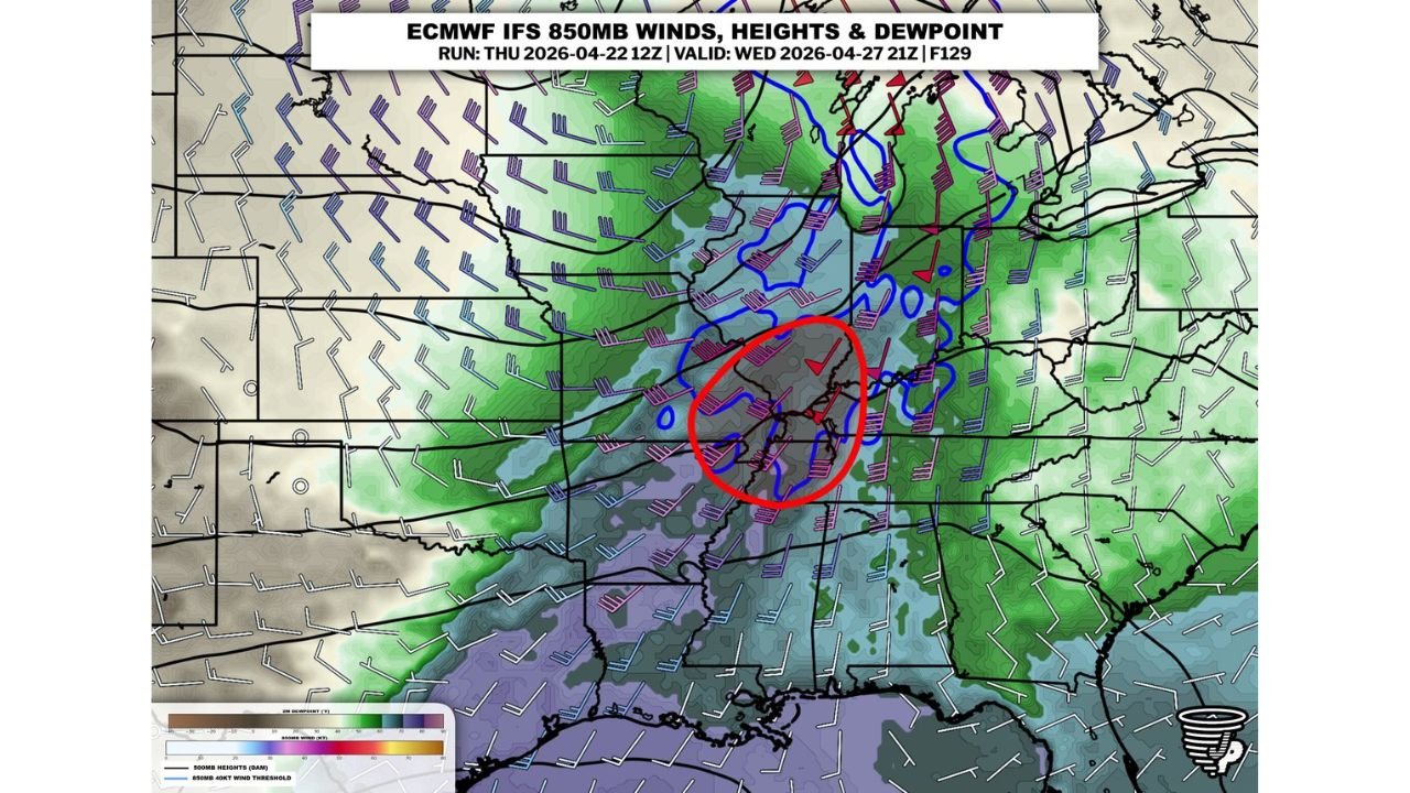 Tennessee, Arkansas and Mississippi Face 30% Tornado Corridor Monday as All Hazards Converge on Mid-South Bull's-Eye