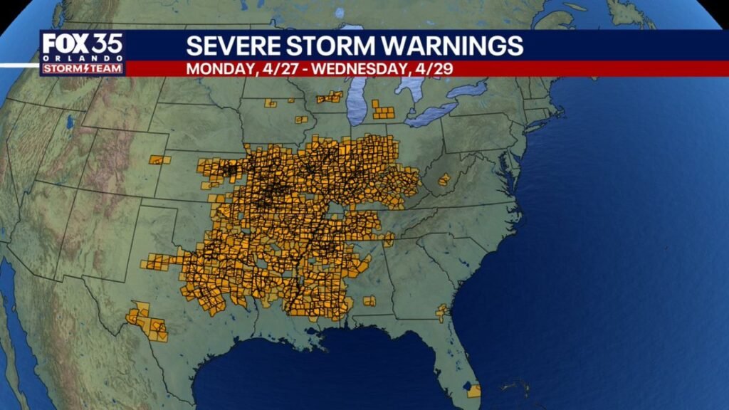 Three Days of Relentless Severe Weather From April 27 Through 29 Produced Thousands of Severe Storm Warnings and Hundreds of Tornado Warnings Across the Midwest and Deep South