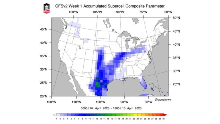 United States Tornado Outlook Texas Oklahoma Kansas Missouri and Arkansas Face Increasing Severe Storm Risk After April 11 As Quiet Period Ends