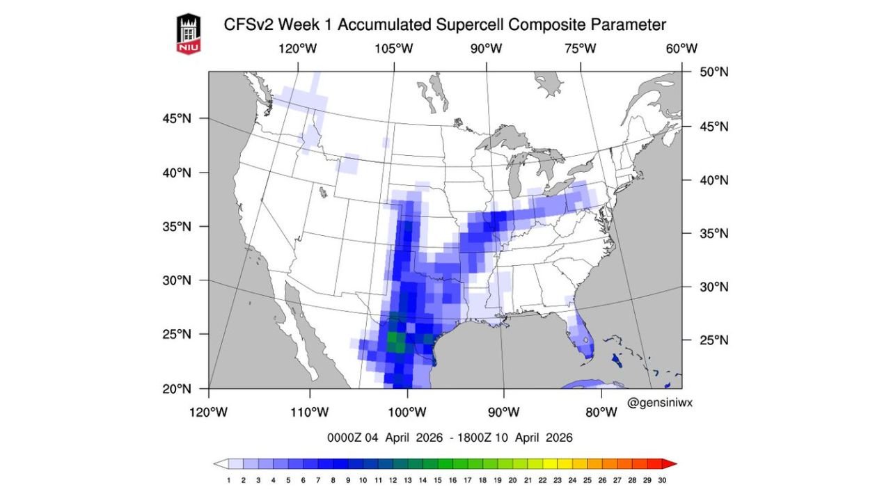 United States Tornado Outlook Texas Oklahoma Kansas Missouri and Arkansas Face Increasing Severe Storm Risk After April 11 As Quiet Period Ends