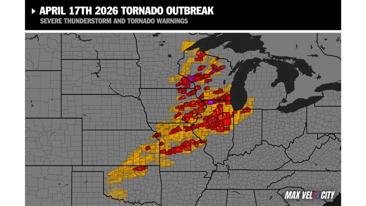 Wisconsin EF3 Tornadoes Confirmed as April 17 Outbreak Final Count Reaches 150 Warnings and 40 Tornadoes Across Iowa Illinois and Indiana
