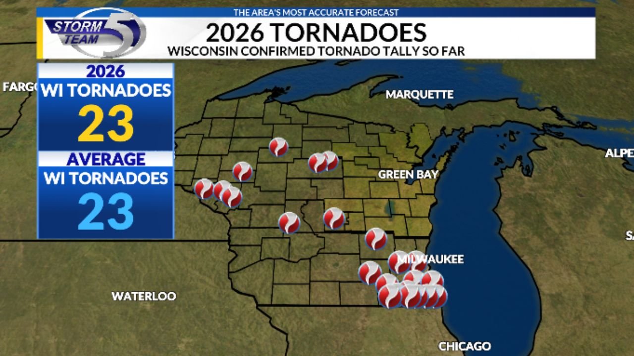 Wisconsin Has Already Matched Its Entire Year's Tornado Average With 23 Confirmed Tornadoes Including 3 EF-3s Tearing Through Milwaukee and La Crosse