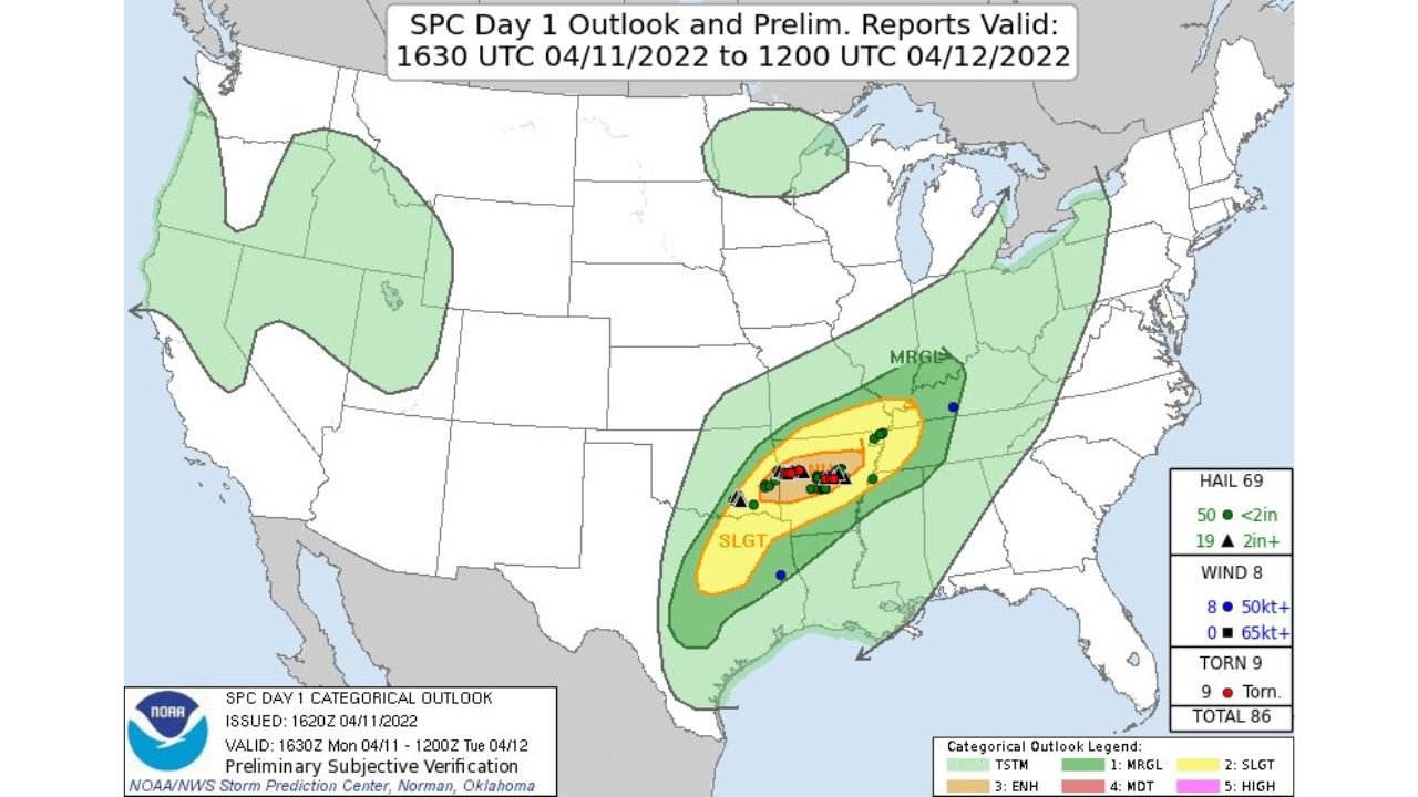 Arkansas and Neighboring States Face Supercell Threat Tonight With Large Hail and Tornadoes as Setup Mirrors Deadly April 2022 Outbreak