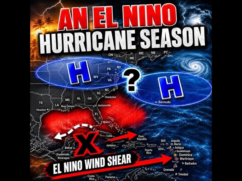 El Nino Hurricane Season Does Not Mean Gulf Coast and Caribbean Are Safe With Random Gulf Storms Still Possible Despite Reduced Atlantic Activity