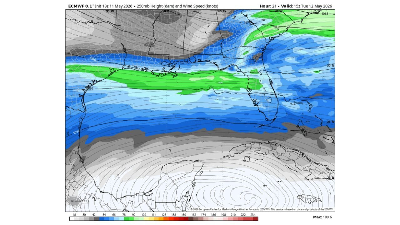 Florida, Especially Orlando, Melbourne, Daytona Beach, and Space Coast, Braces for Tuesday Storm Surge as Gulf Jet Energy Sparks Intense PM Thunderstorm Development