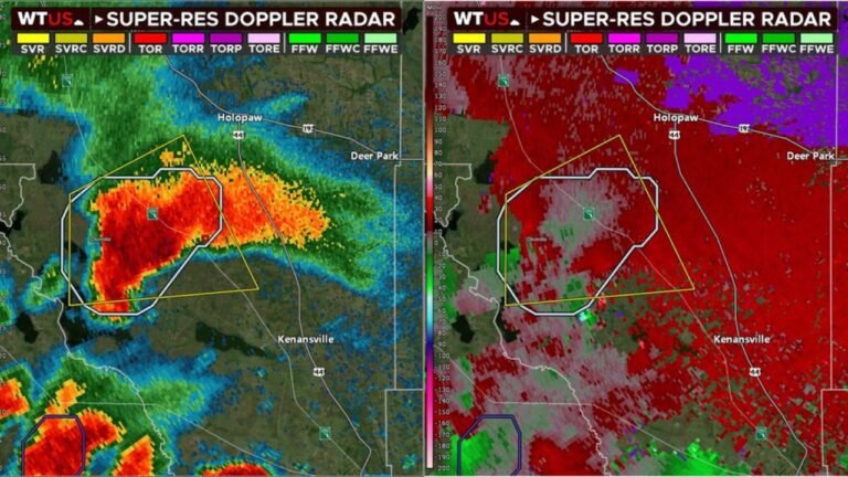Florida Faces Impressive Supercell With Large Hail in Osceola County Near Holopaw, Deer Park and Kenansville Tuesday May 12 This Afternoon