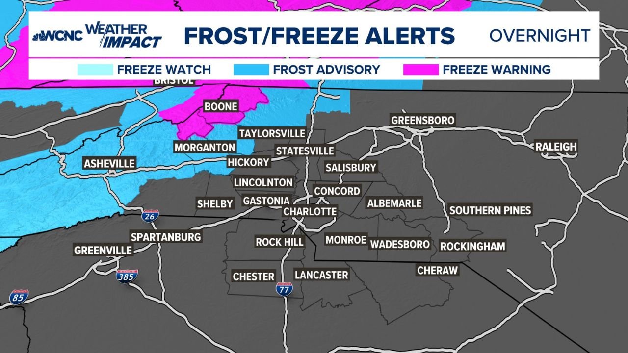 North Carolina and South Carolina Brace for Rare May Freeze as Boone Faces Freeze Warning and Charlotte Drops to 40 Degrees Overnight