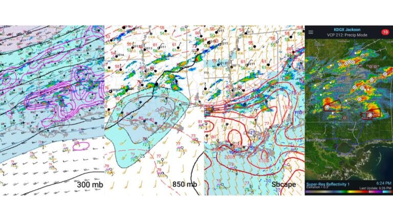 Violent Tornadoes and Large Hail Threatening Brookhaven, McComb and Hattiesburg as Dangerous Storms Move Through Southwest Mississippi Wednesday Evening
